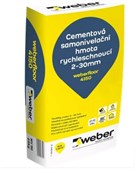 WEBER  weberfloor 4150 - rychlá samoniv. hmota 2-30mm 25Mpa, 25kg